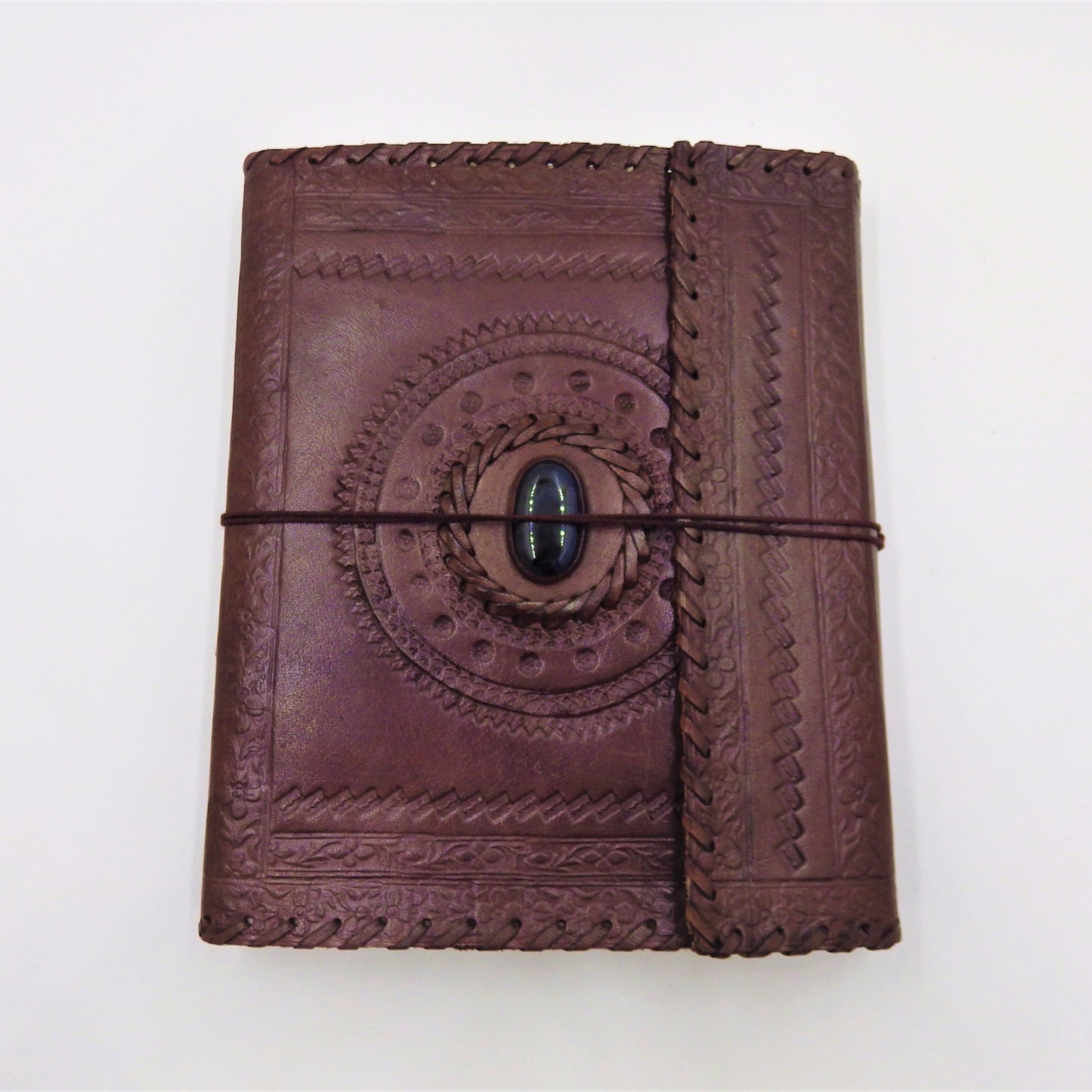 Stone Adorned Leather Journals