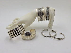 Sterling Silver Cuffs - Bracelets
