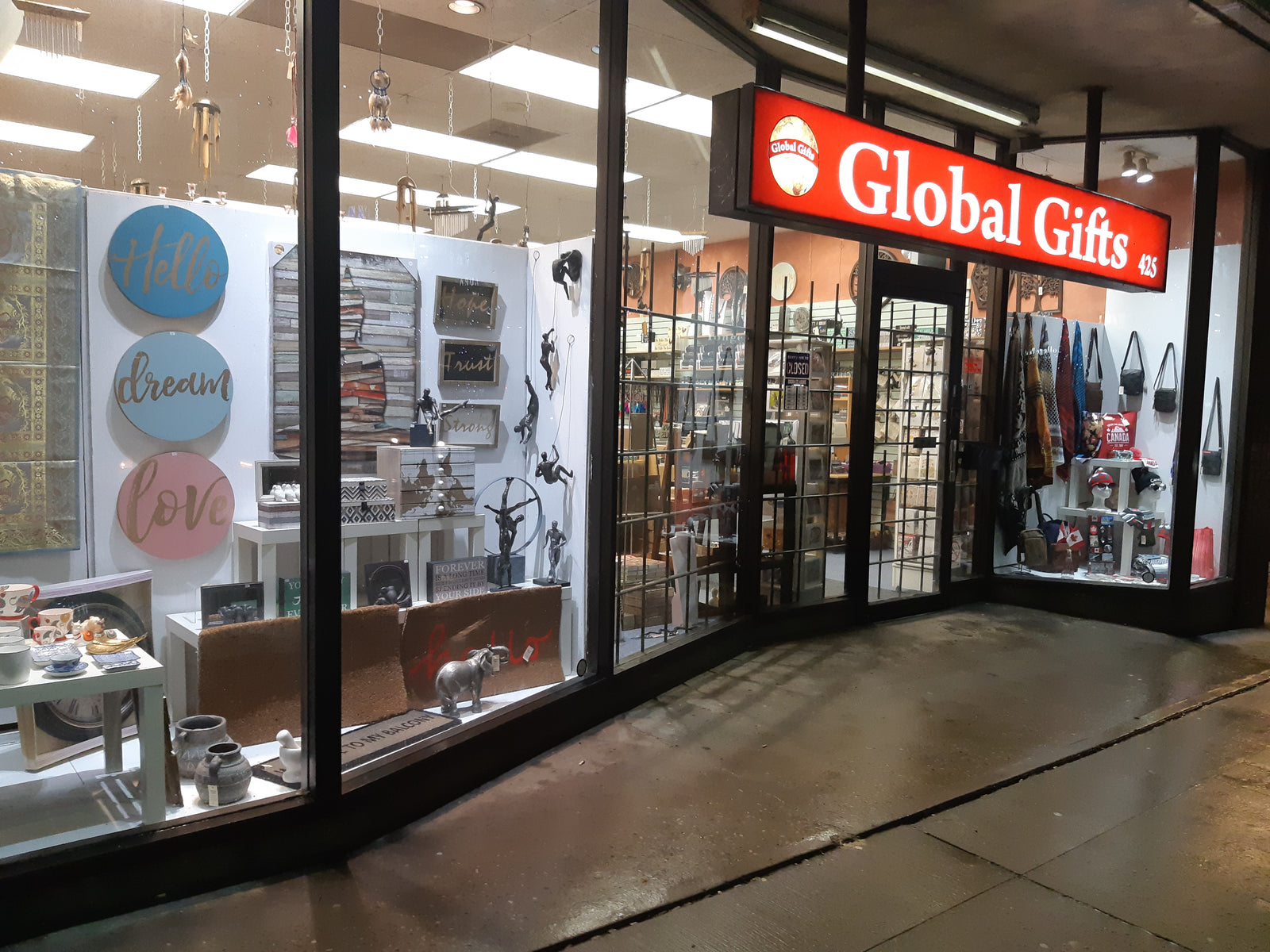Global Gifts storefront