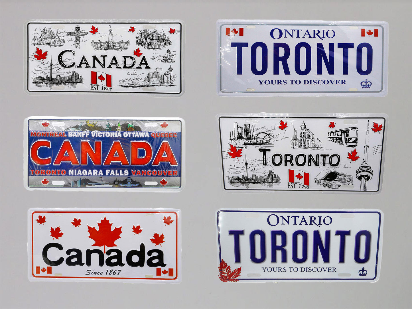 Canadian License Plates