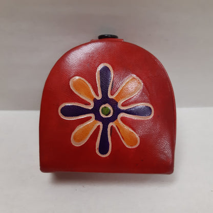 Leather Flip Coin Purses