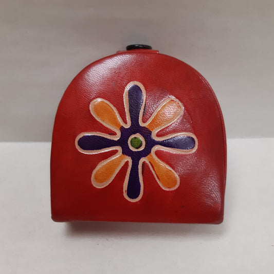 Leather Flip Coin Purses