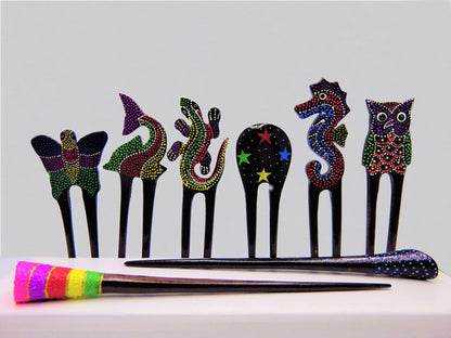 Wooden Hairpins
