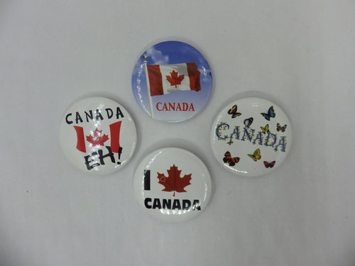 Canadian Button Pins