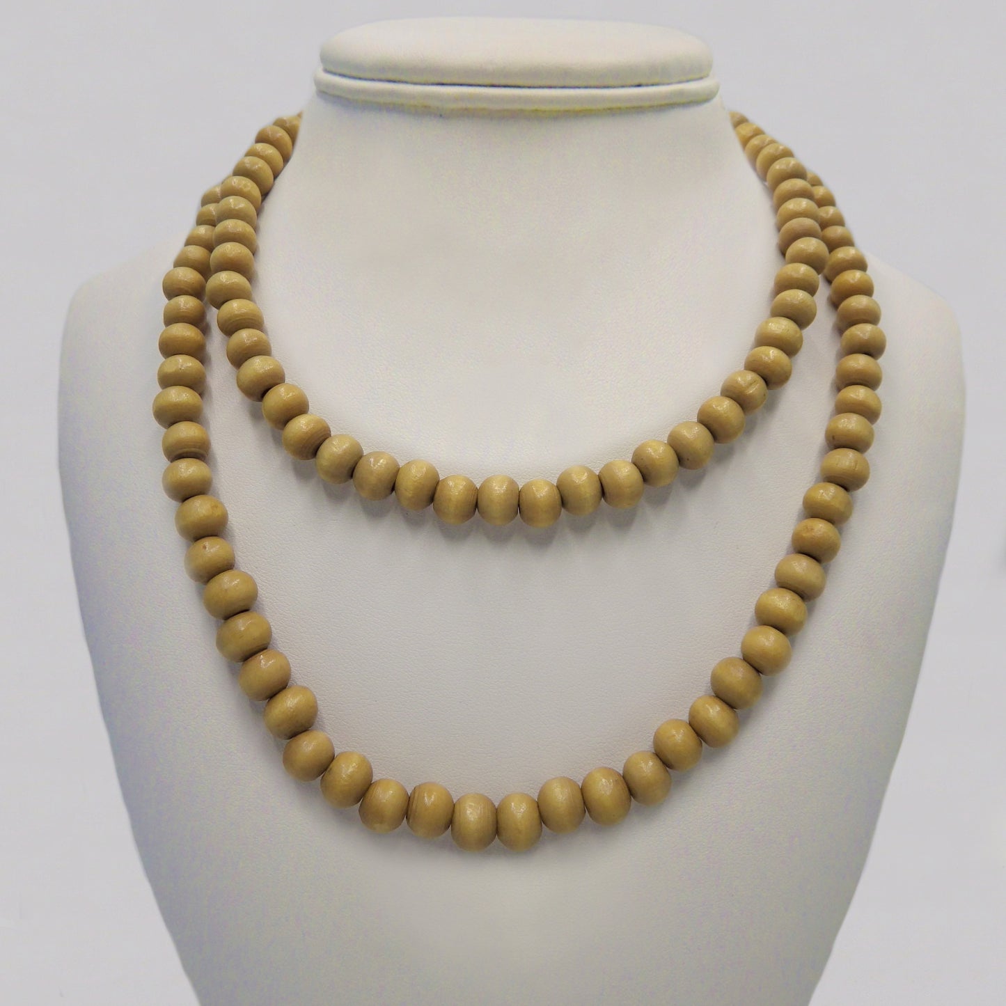 Coconut Wood  Mala Bead Necklaces