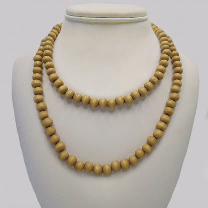 Coconut Wood  Mala Bead Necklaces