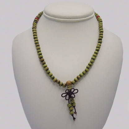 Coconut Wood  Mala Bead Necklaces
