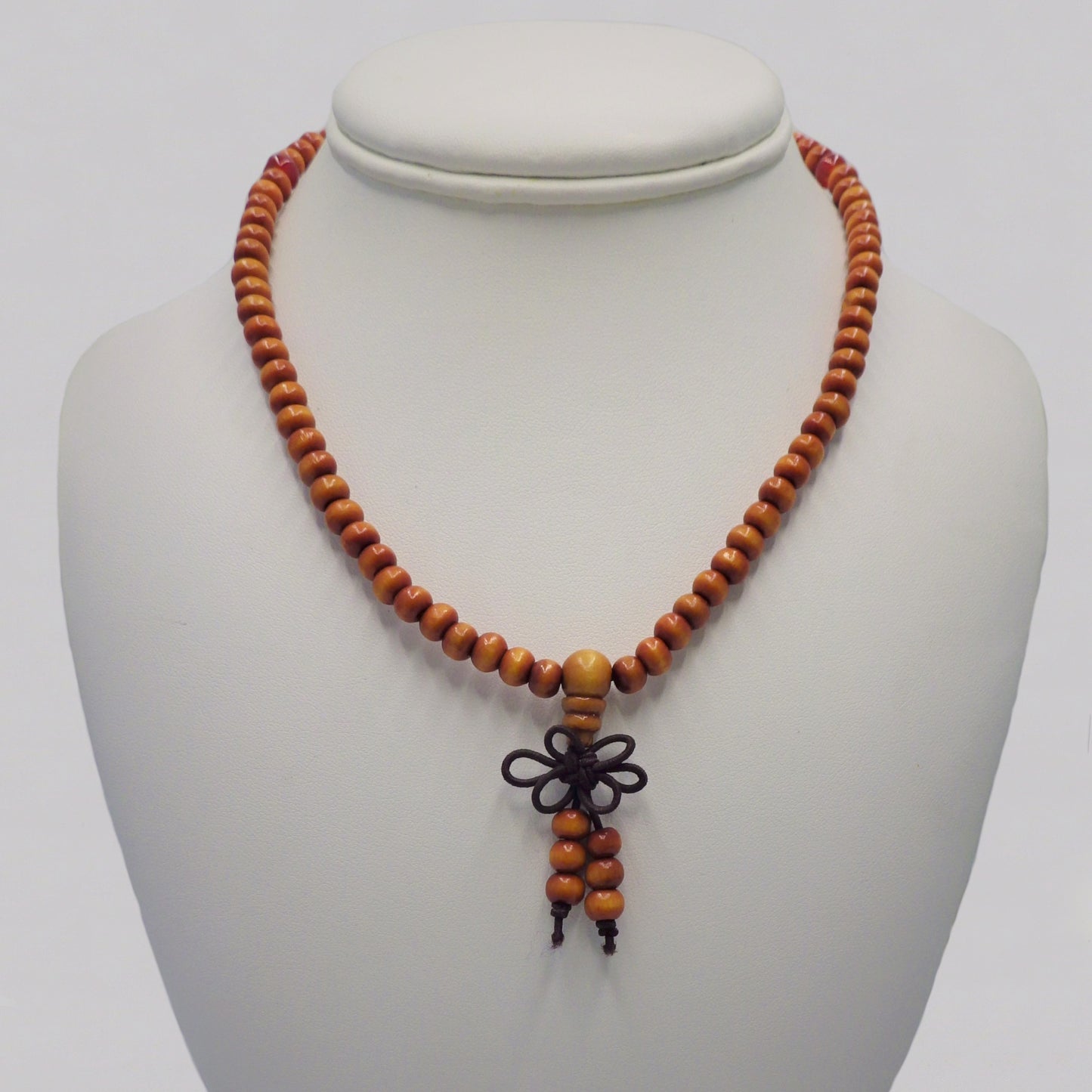 Coconut Wood  Mala Bead Necklaces