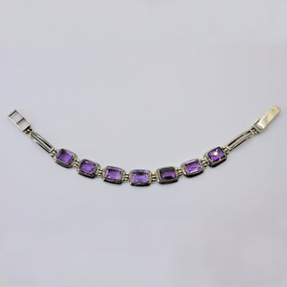 Amethyst / tanzanite Silver Jewelry