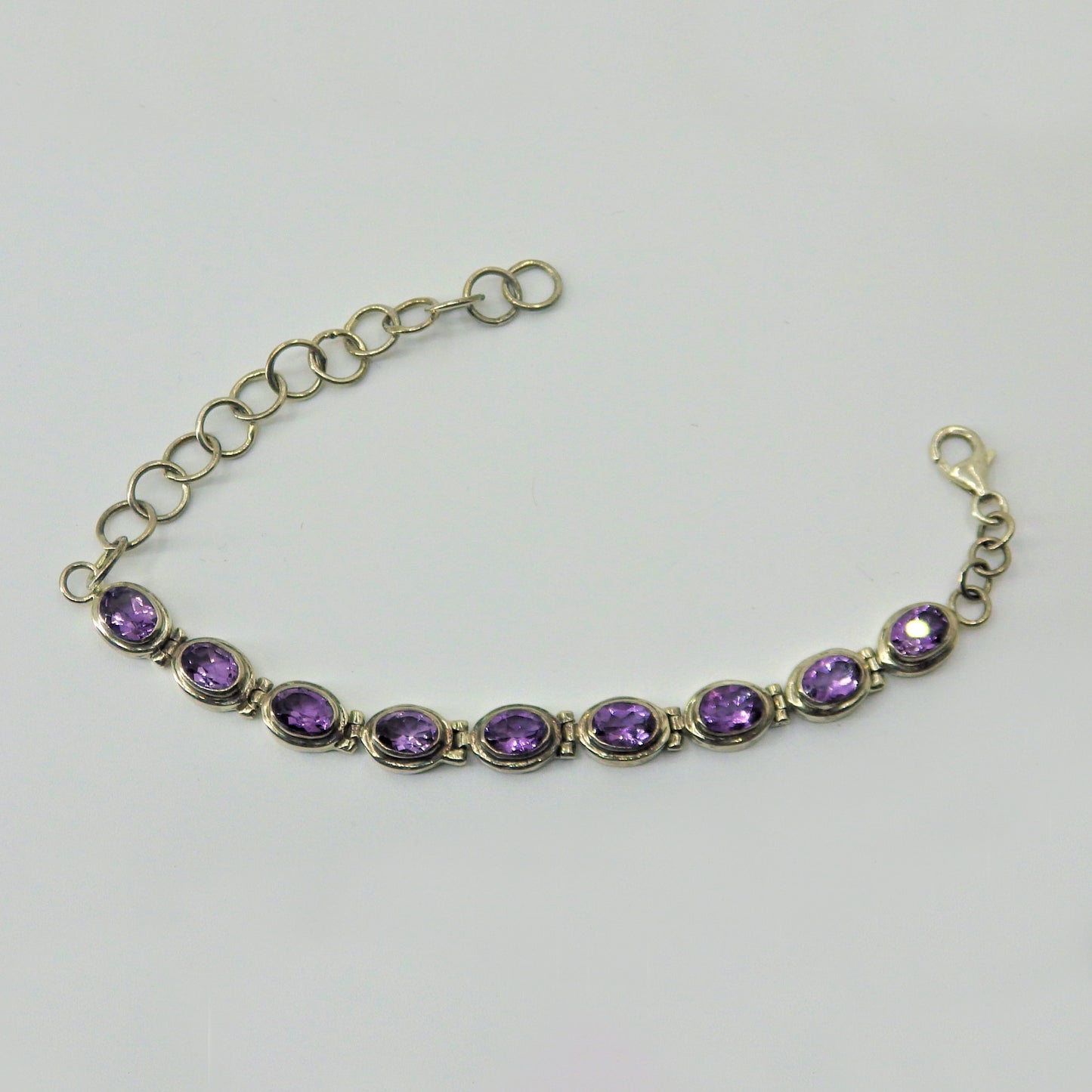 Amethyst / tanzanite Silver Jewelry