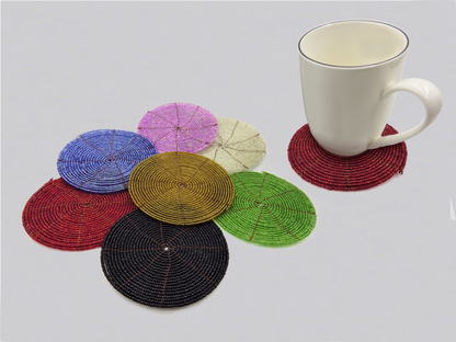 Beaded Coasters