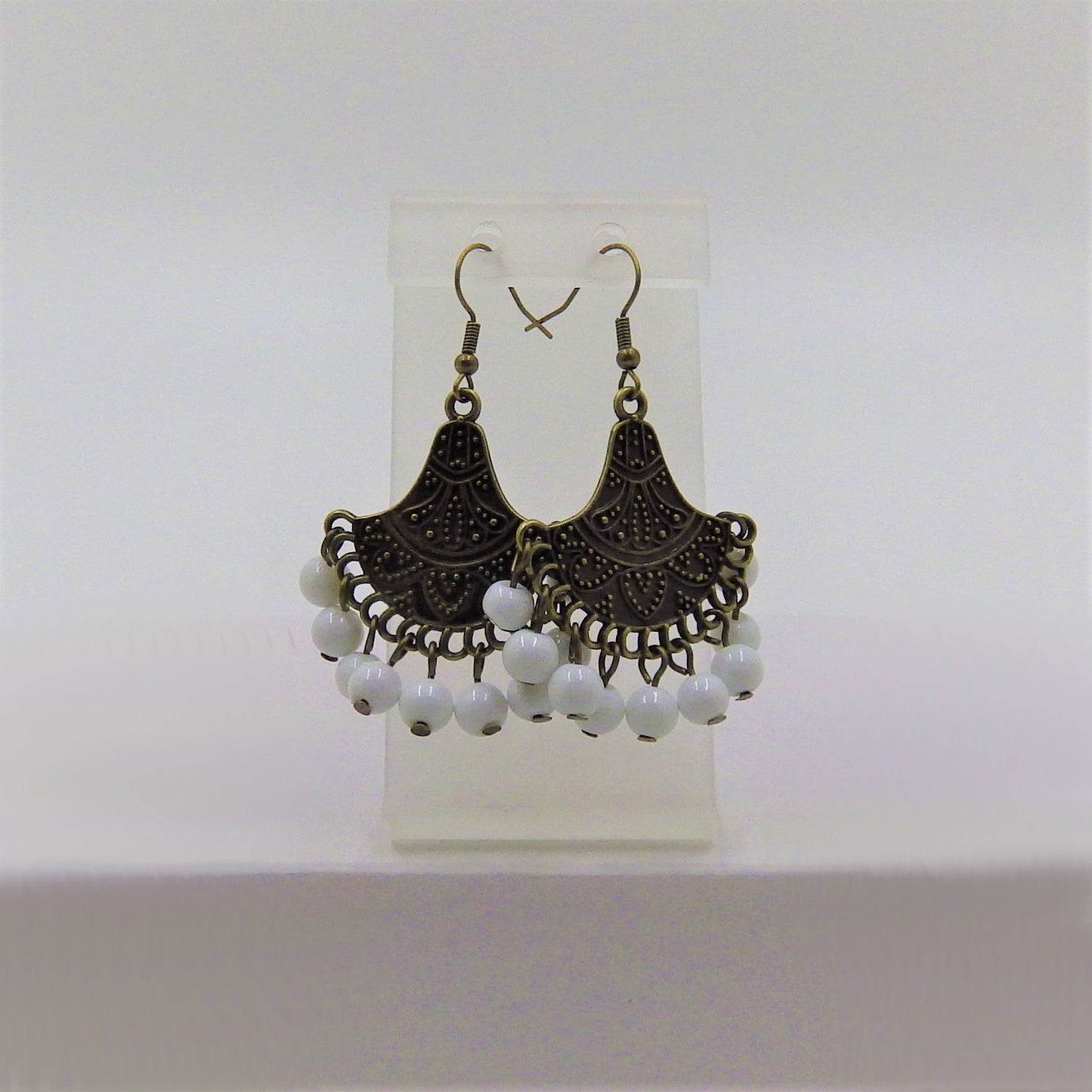Beads Fan Earrings