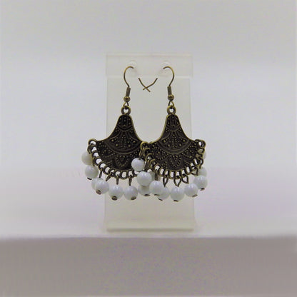 Beads Fan Earrings