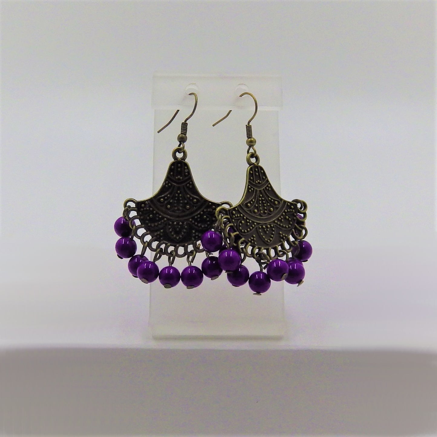 Beads Fan Earrings