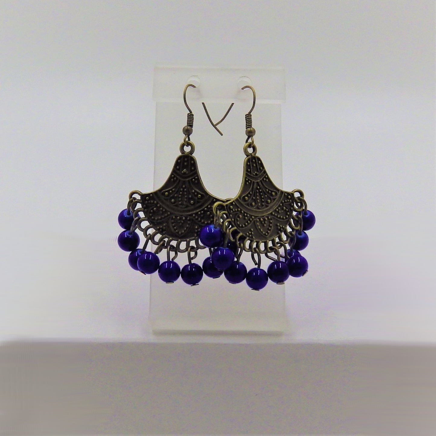 Beads Fan Earrings