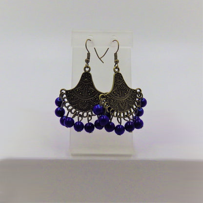 Beads Fan Earrings