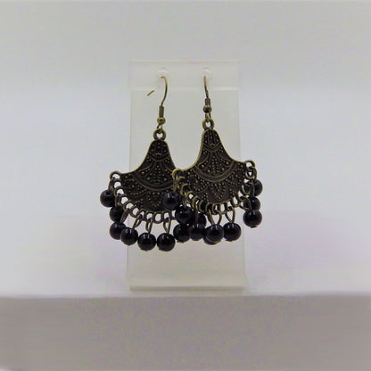 Beads Fan Earrings