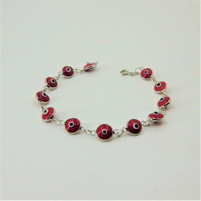 Evil Eye  Silver Bracelets