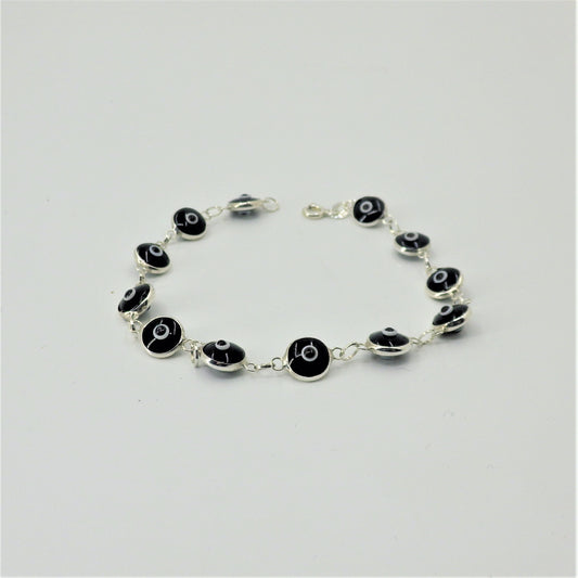 Evil Eye  Silver Bracelets