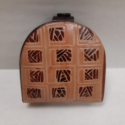Leather Flip Coin Purses