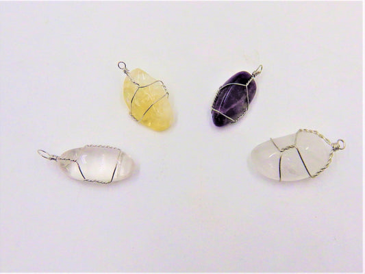 Gemstone Wired Pendants