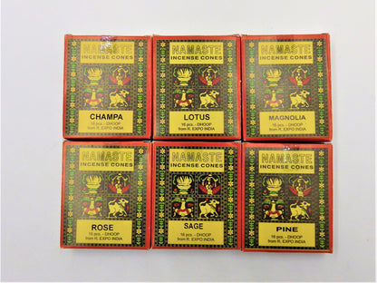 Namaste Incense Cones