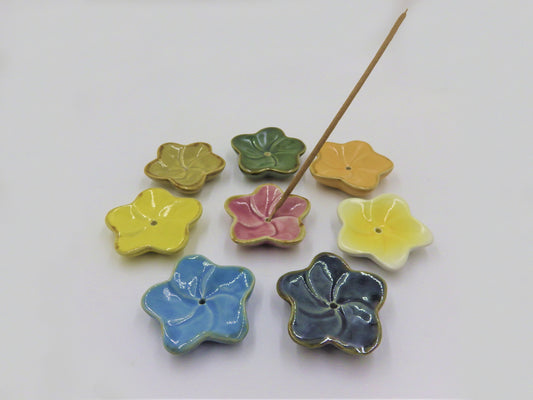 Flower Ceramic Incense Burners
