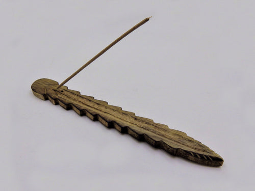 Wooden Incense - Leaf Design