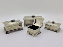 Load image into Gallery viewer, Silver plated Jewellery Boxes