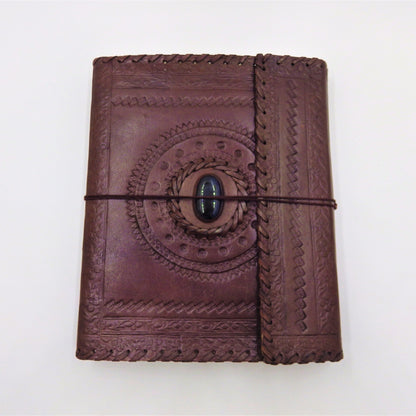 Stone Adorned Leather Journals