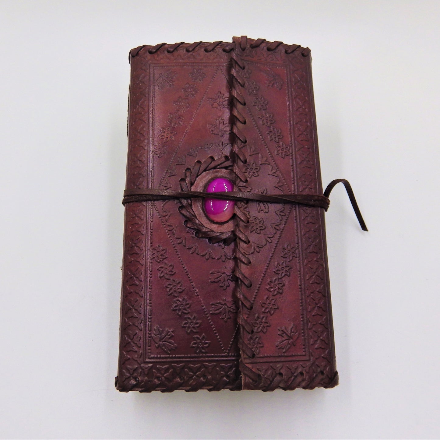 Stone Adorned Leather Journals