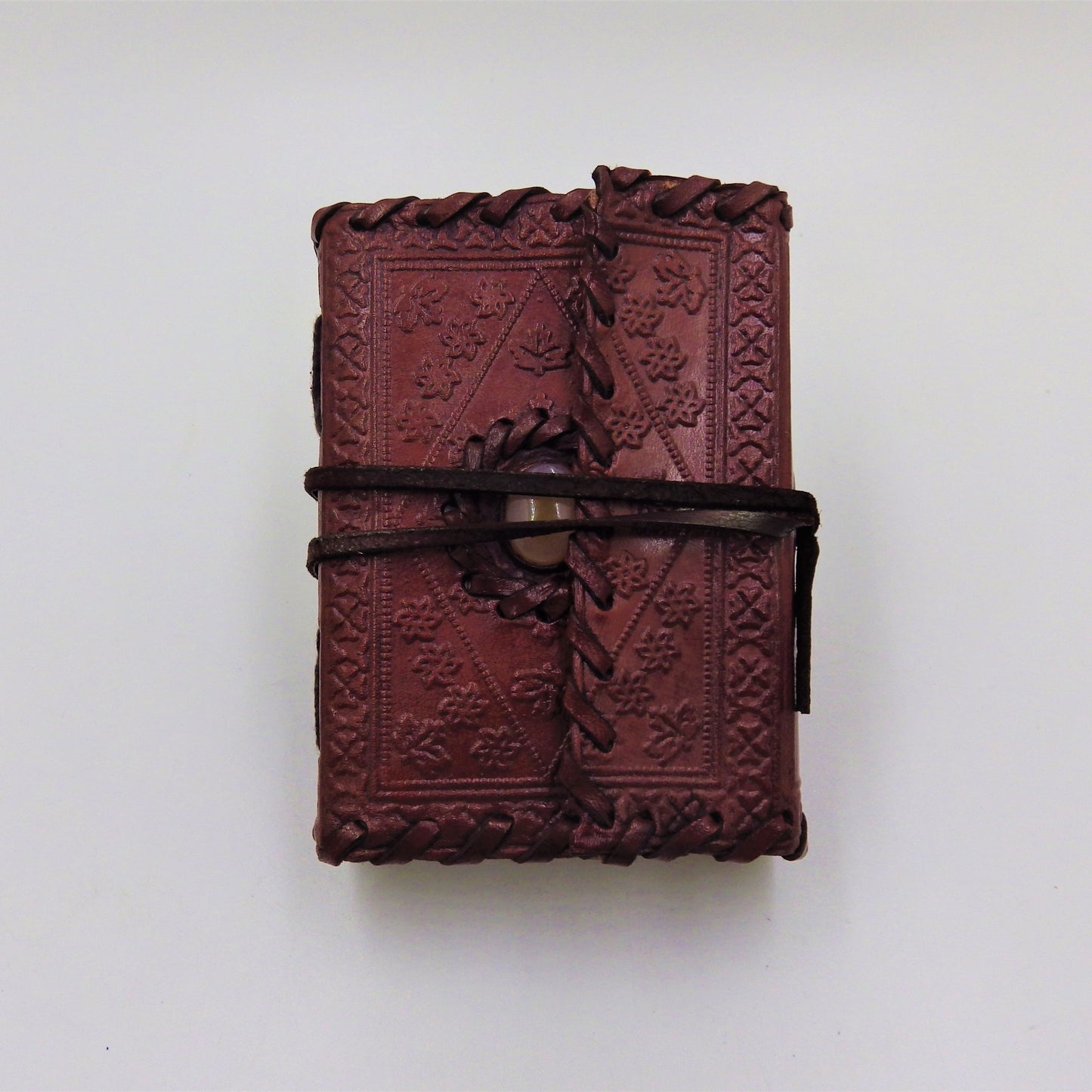 Stone Adorned Leather Journals