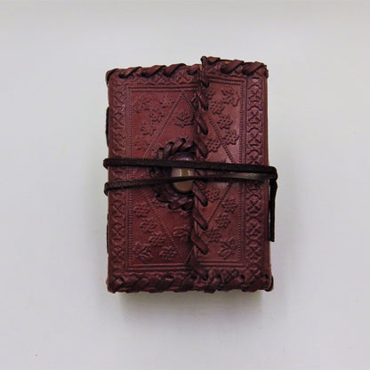 Stone Adorned Leather Journals