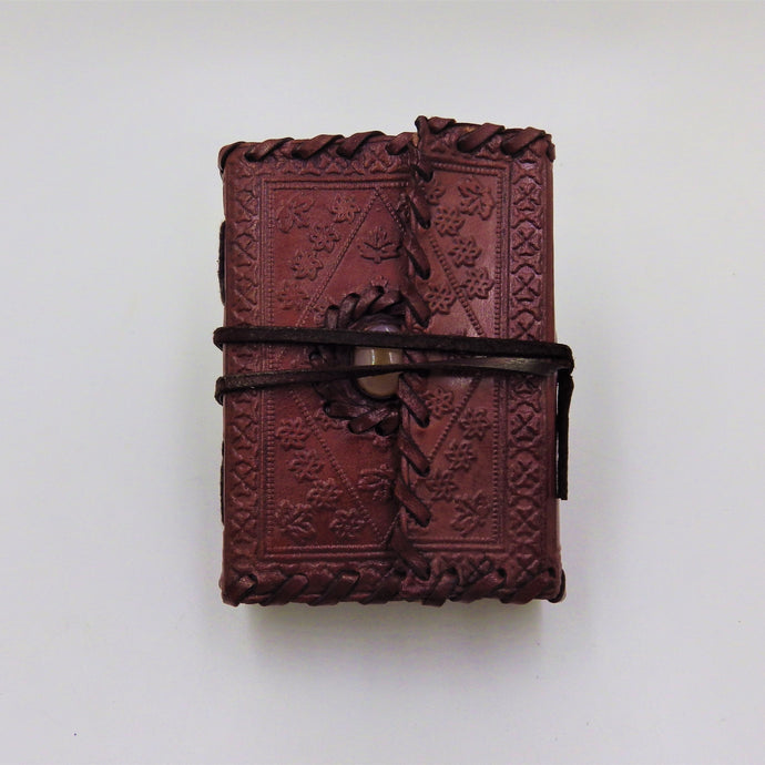 Stone Adorned Leather Journals