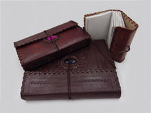 Load image into Gallery viewer, Stone Adorned Leather Journals