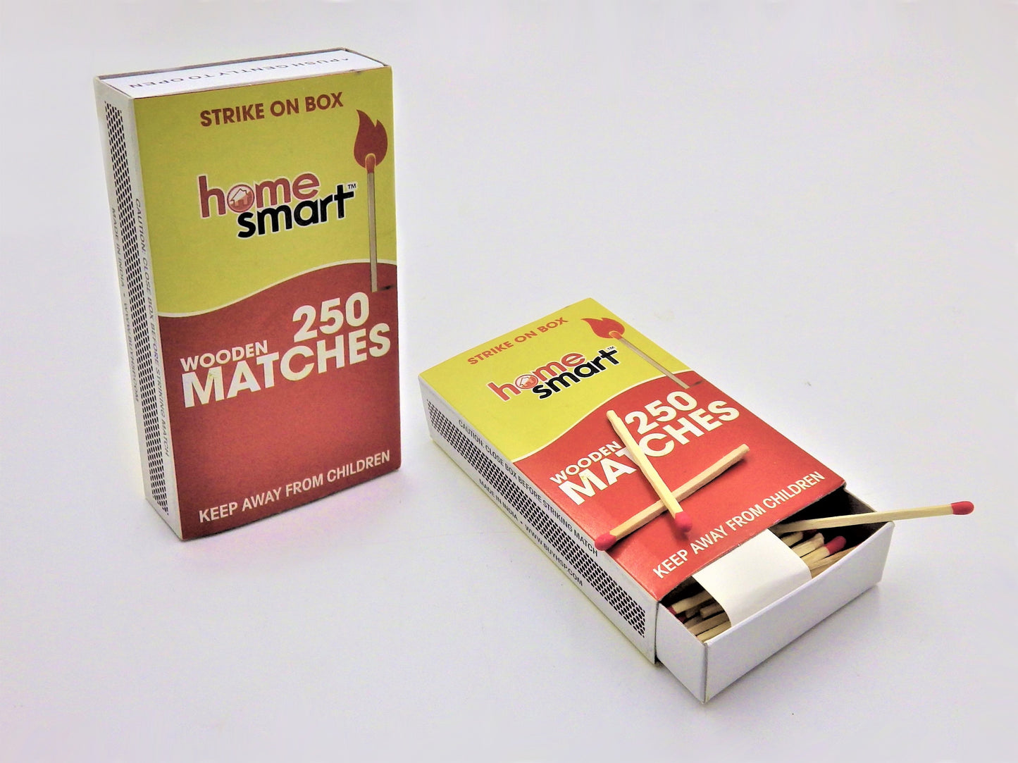Home Smart Wooden Matches  Box