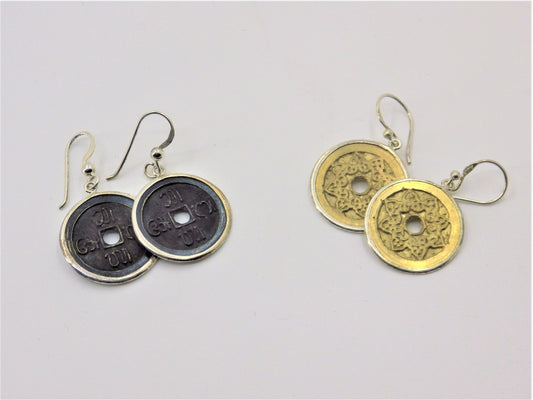 Lucky Medallion Earrings