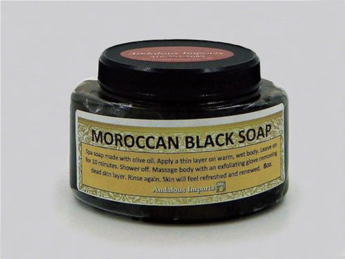 Moroccan Black Soap 8oz