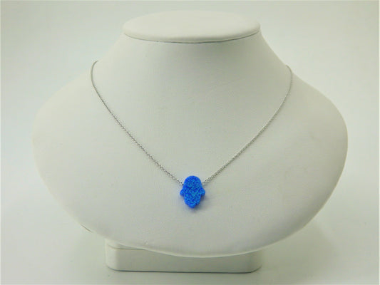 Australian Opal  Khamsa  Necklace