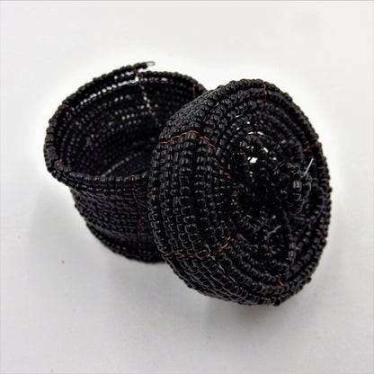 Beaded Round Boxes