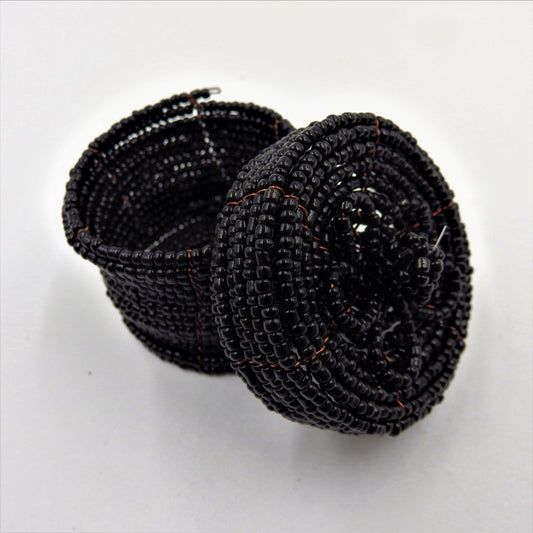 Beaded Round Boxes