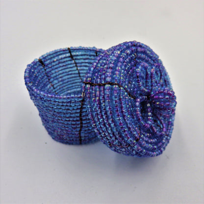 Beaded Round Boxes