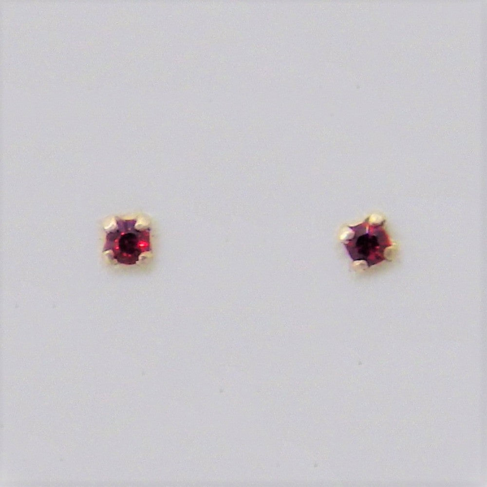 Short Silver nose-pins coloured