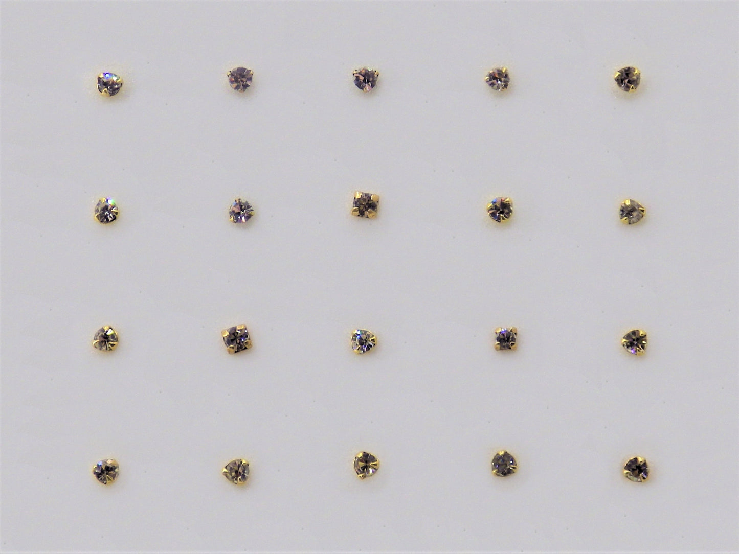Gold plated nose-pins