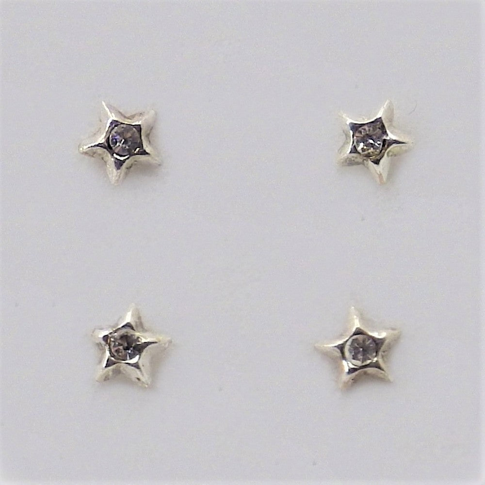 Sterling silver nose-pins