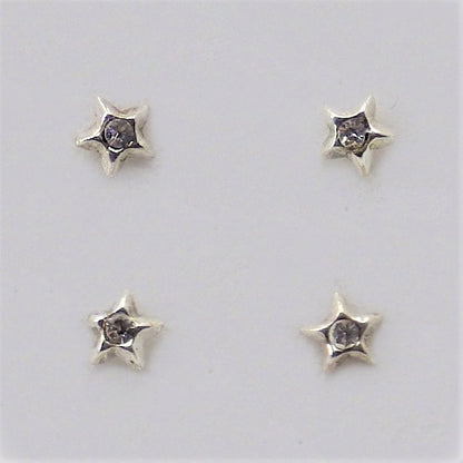 Sterling silver nose-pins
