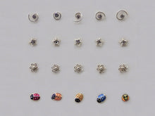Load image into Gallery viewer, Sterling silver nose-pins