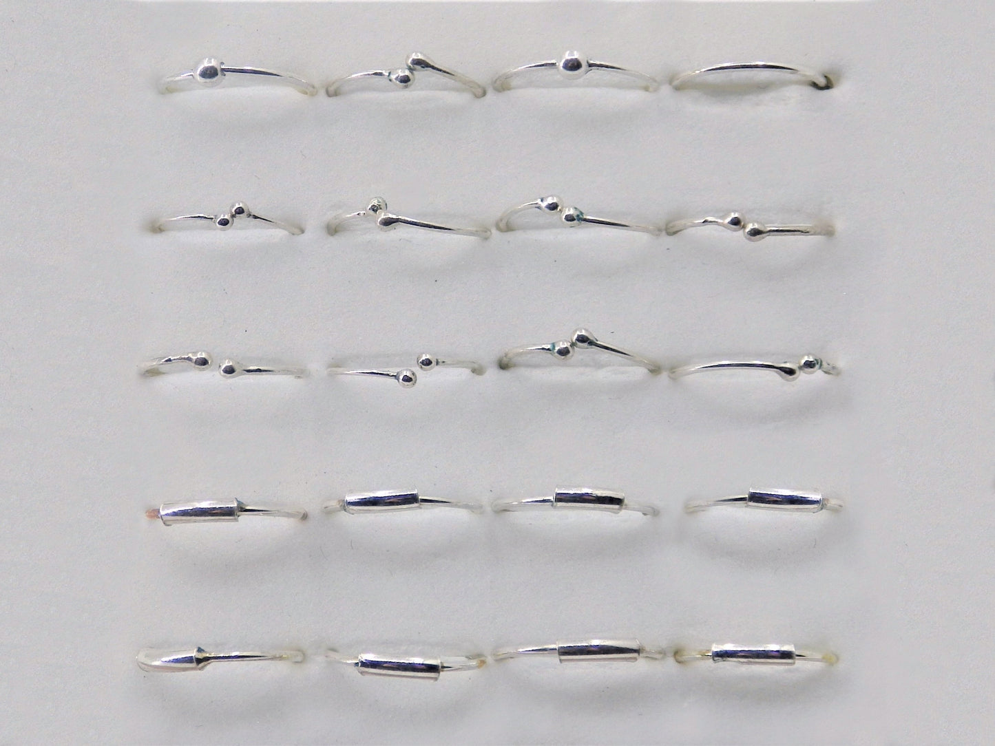 Sterling Silver nose hoops