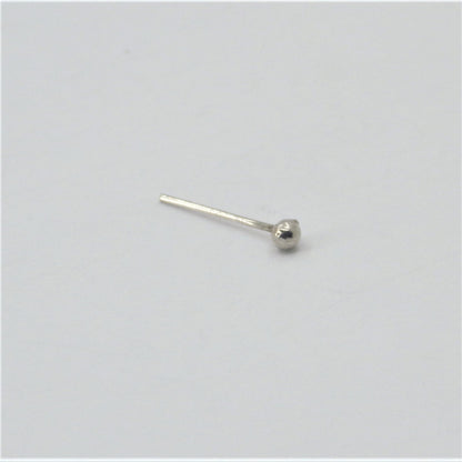 Long silver nose-pins