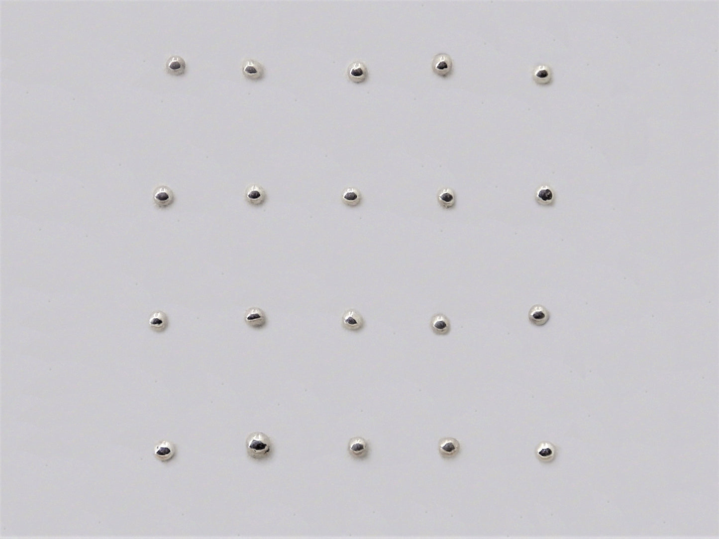 Long silver nose-pins